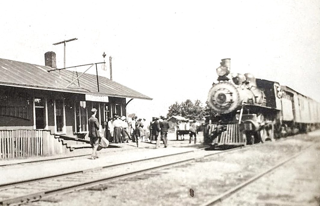 McBfrides depot and train